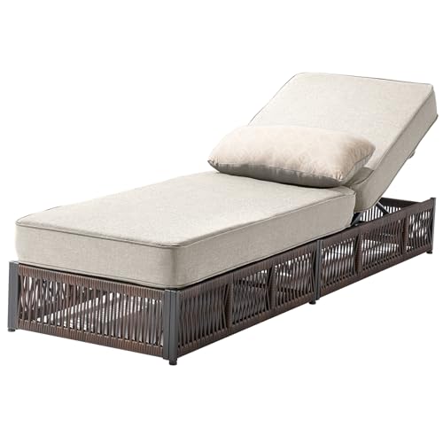 Luxury Patio Chaise Lounge Chair