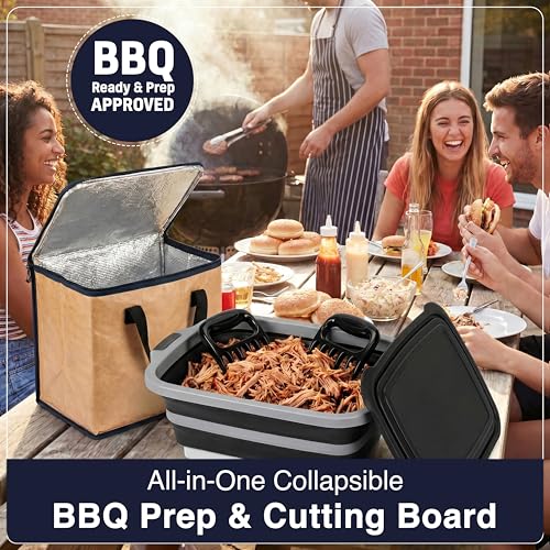 16L Collapsible BBQ Prep Tub
