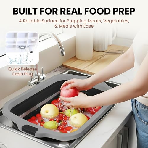 16L BBQ Prep Tub with Cutting Board