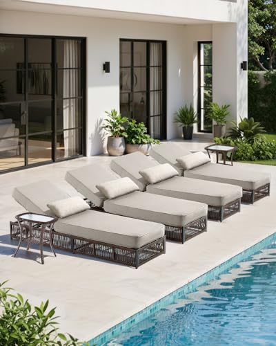 Luxury Patio Chaise Lounge Chair