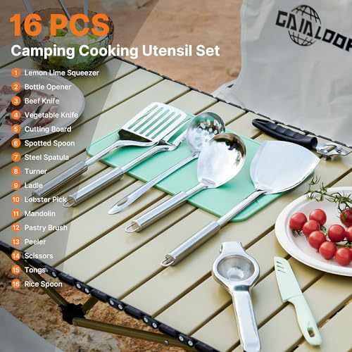 Portable Camping Cooking Utensil Set