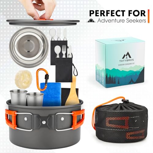 17-Piece Camping Cookware Set
