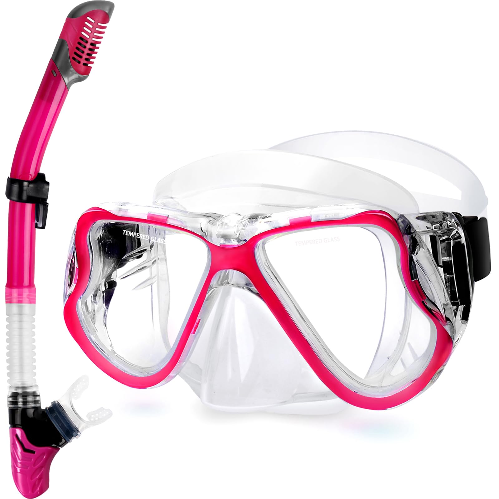 Dry Snorkel Set with Panoramic Mask