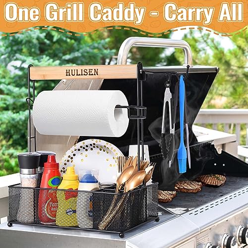 BBQ Grill Caddy with Paper Towel Holder
