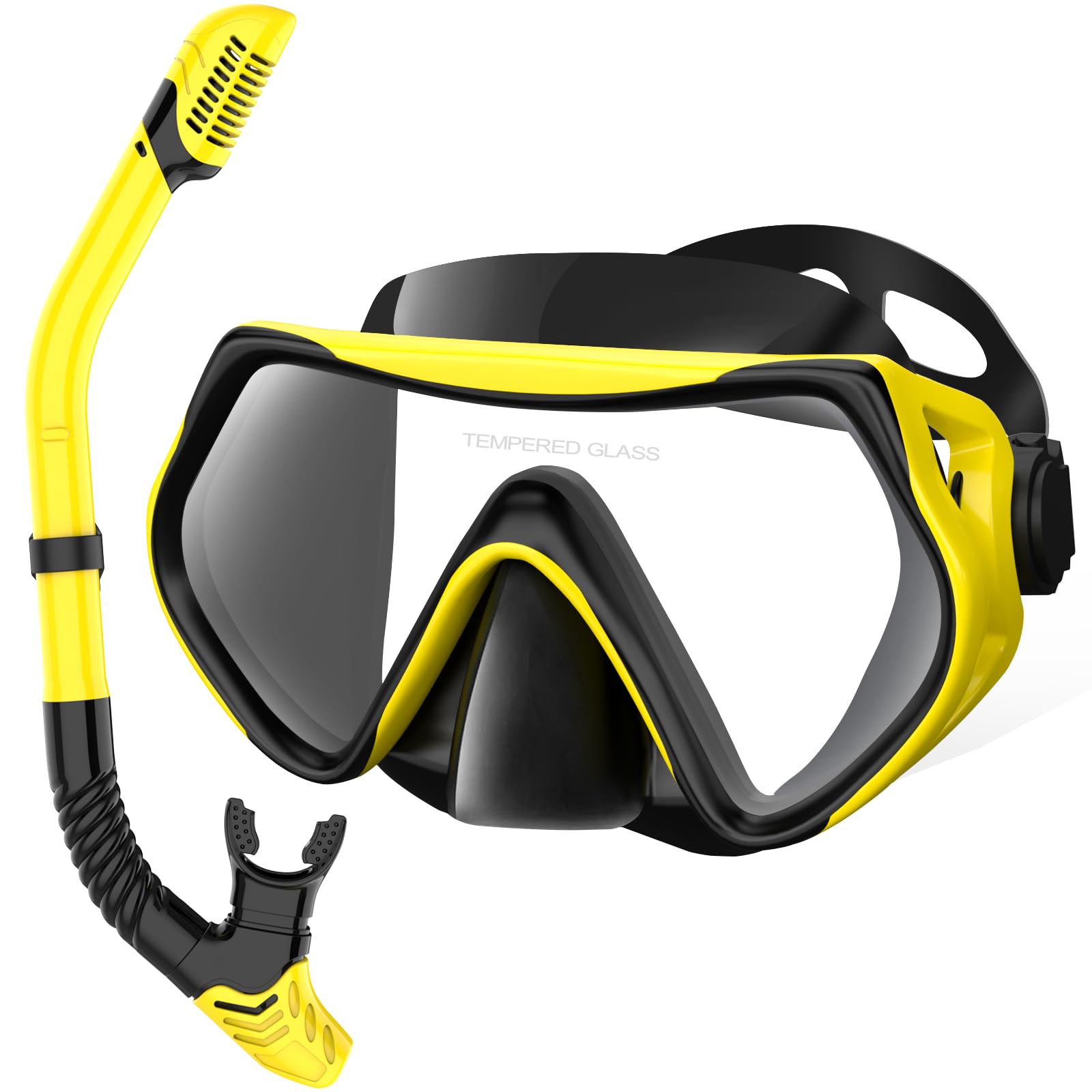 Dry Top Snorkel Mask Set