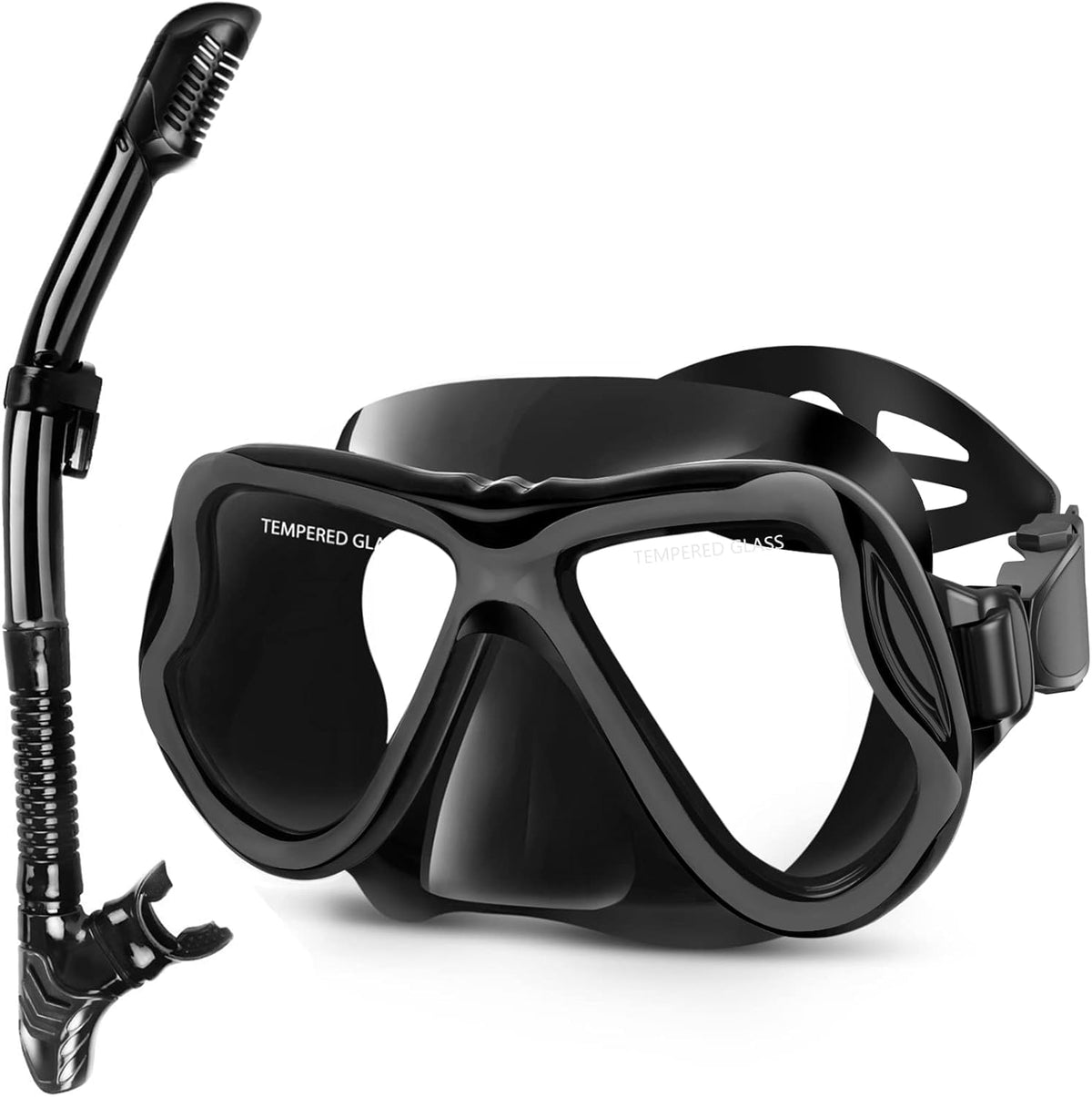 Dry Snorkel Set with Panoramic Mask