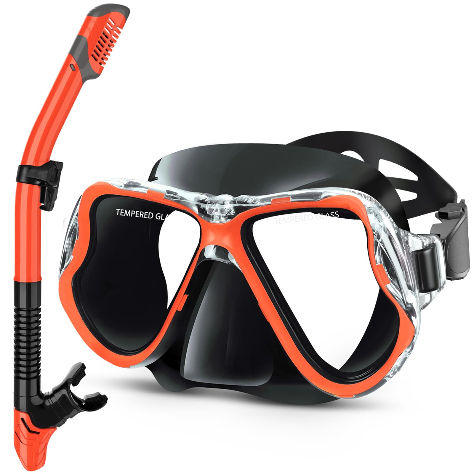 Dry Snorkel Set with Panoramic Mask