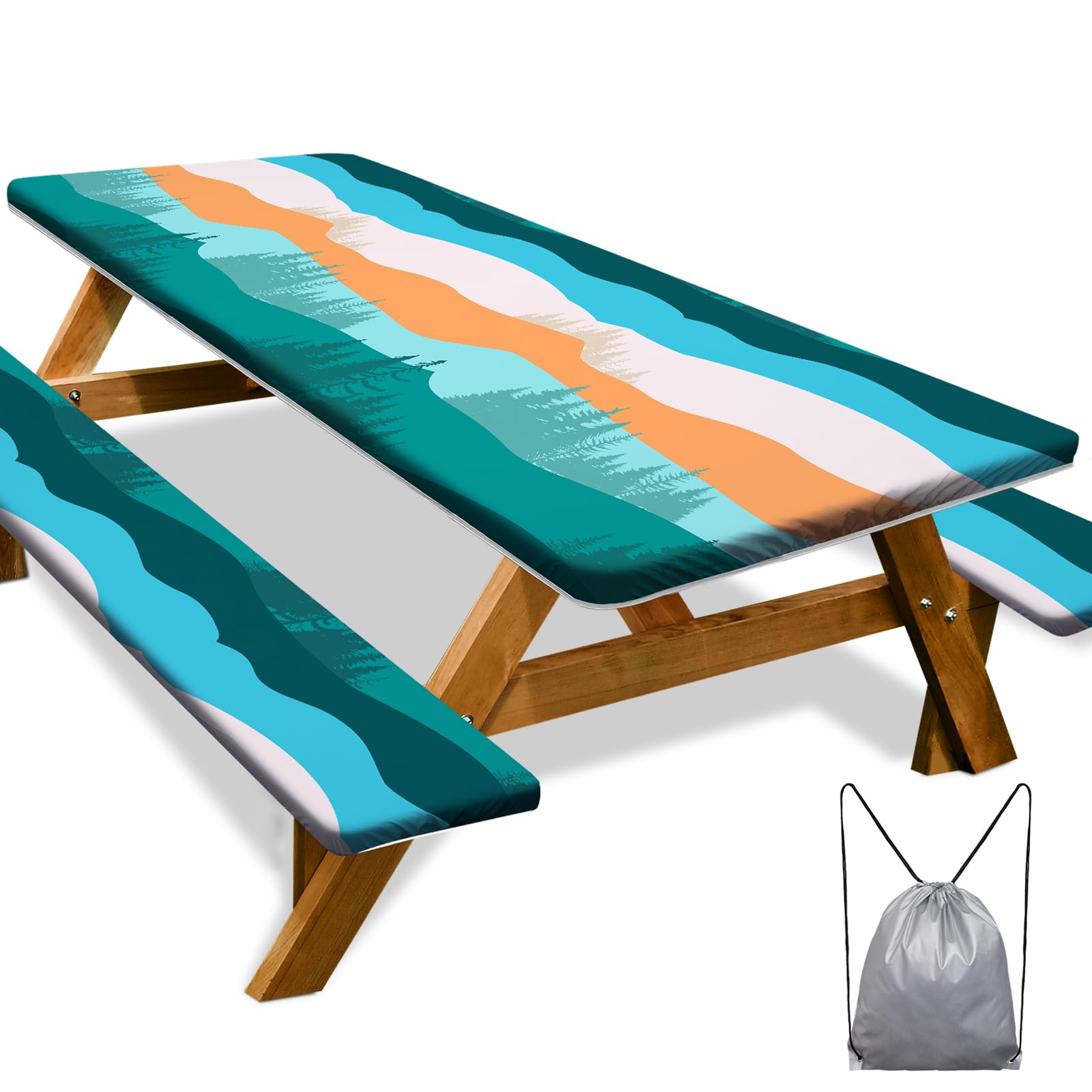 Waterproof Picnic Table Cover Set