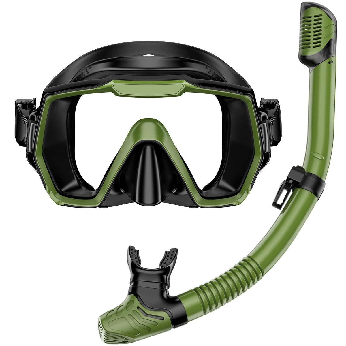 Adult Dry Top Snorkel Set