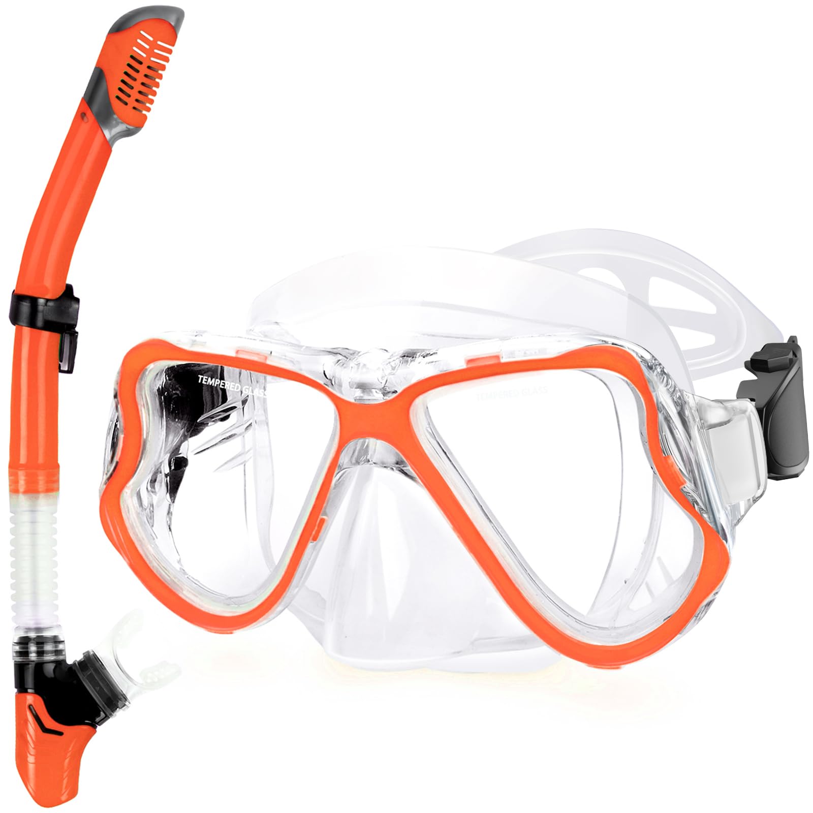Dry Snorkel Set with Panoramic Mask