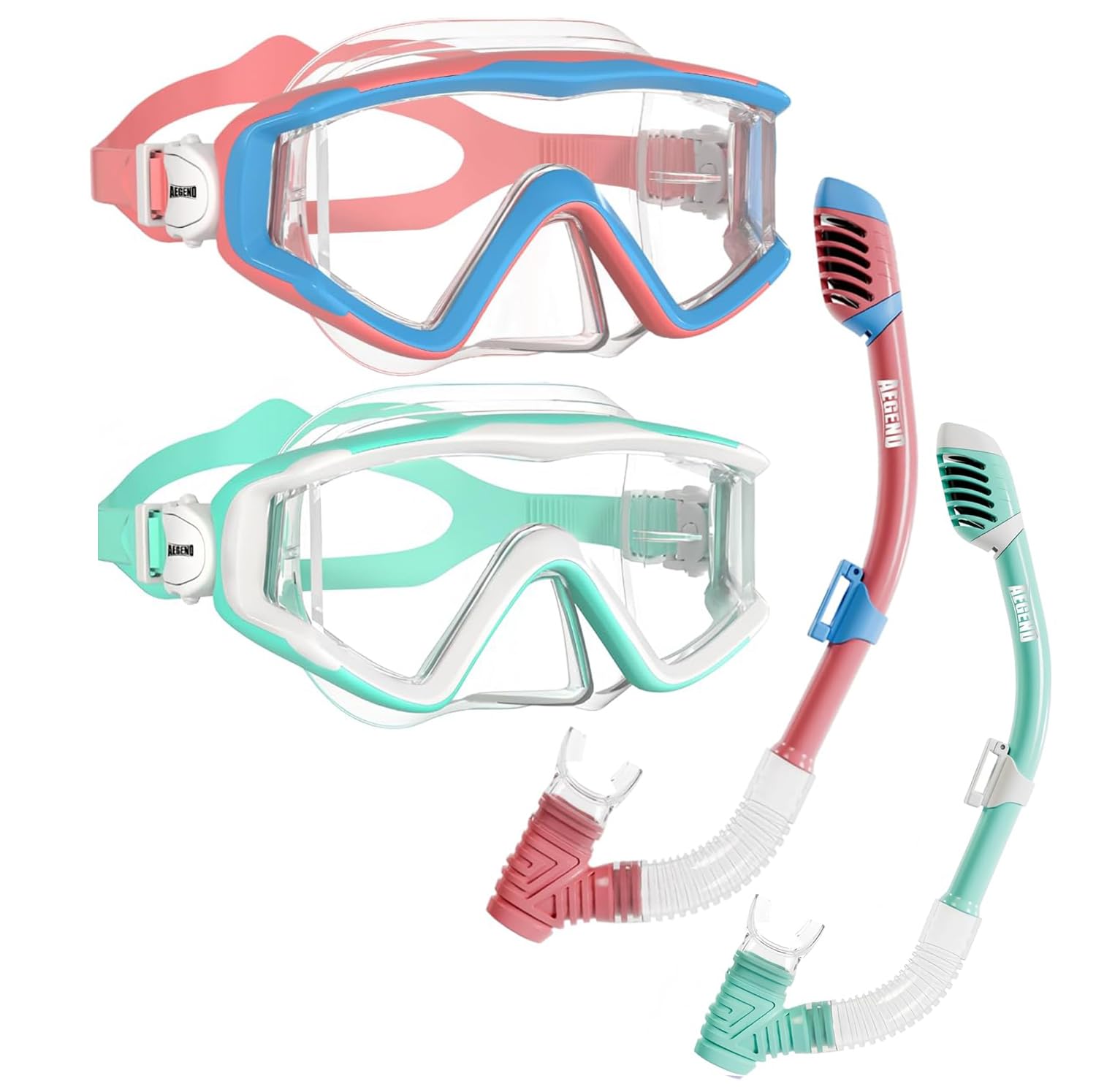 Snorkeling Set with Dry Top Mask