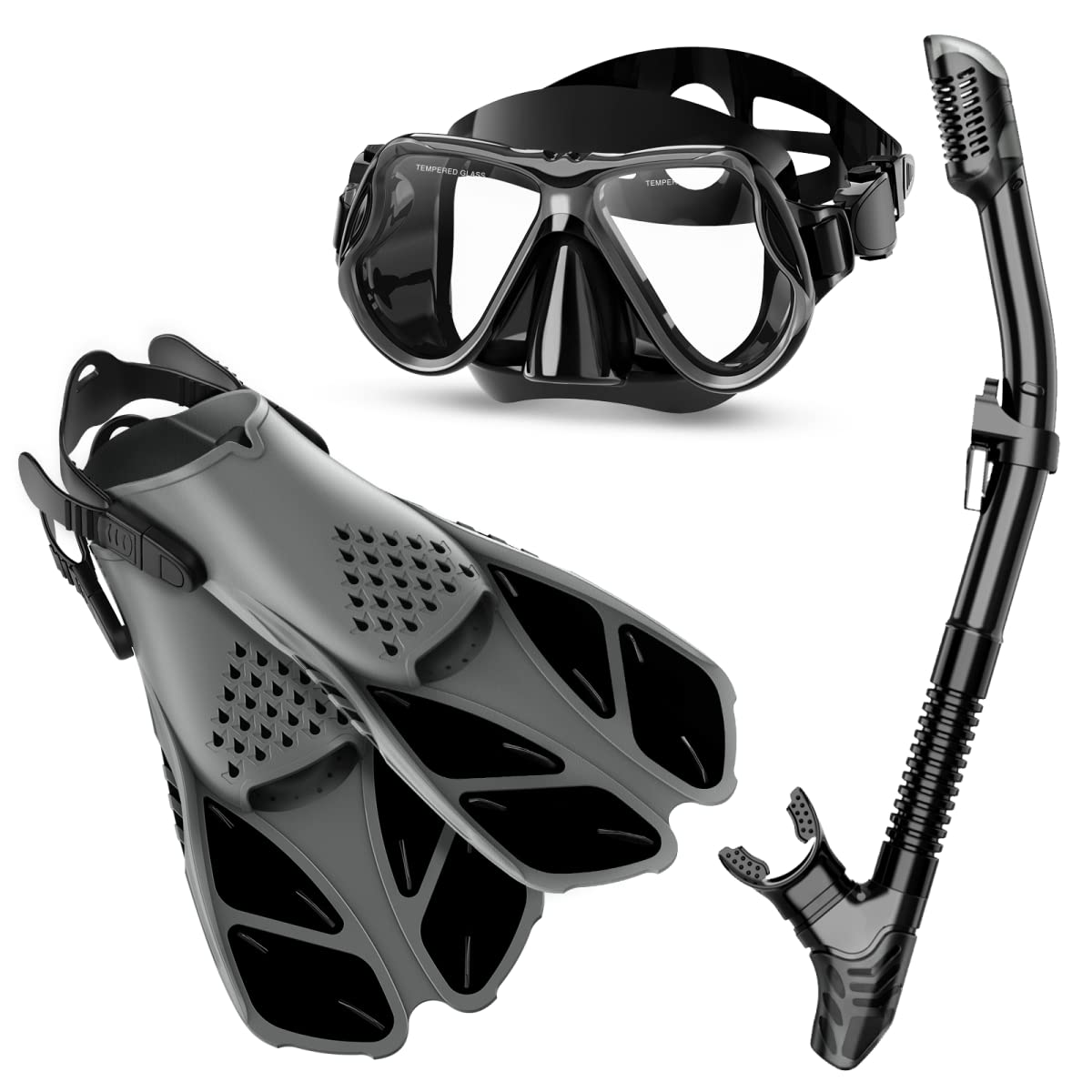 Snorkeling Set with Fins and Mask