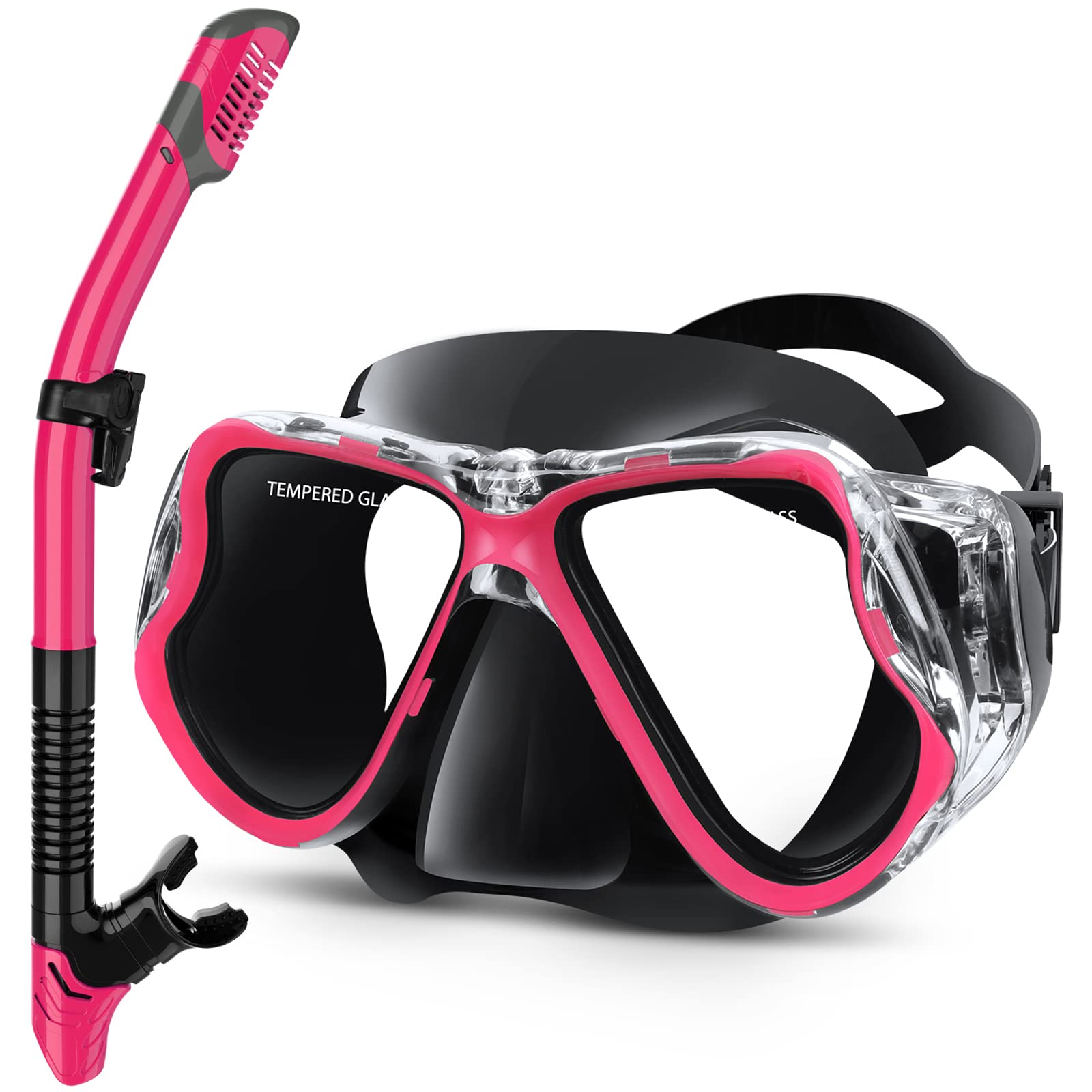 Dry Snorkel Set with Panoramic Mask