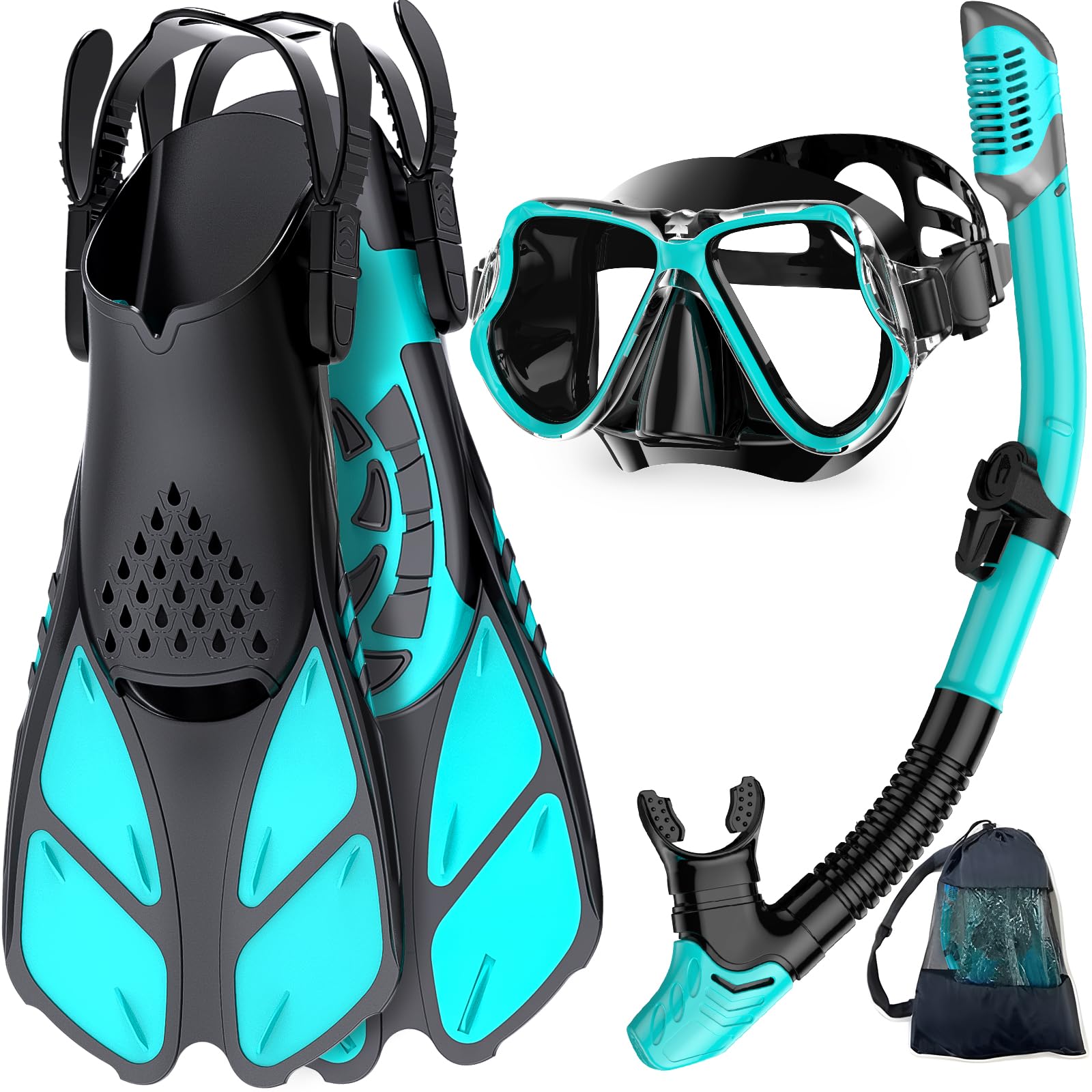 Snorkeling Set with Fins and Mask