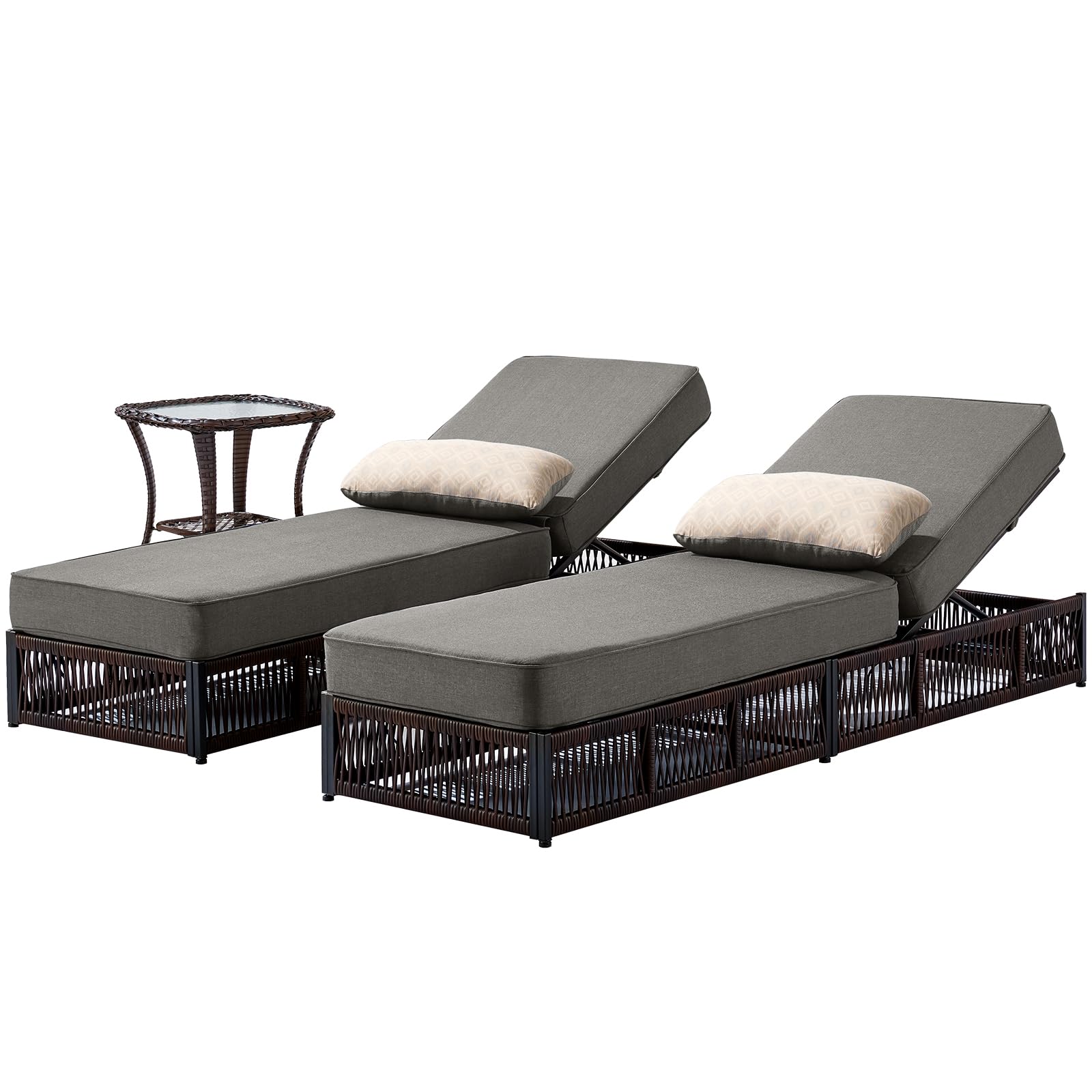 Luxury Patio Chaise Lounge Chair