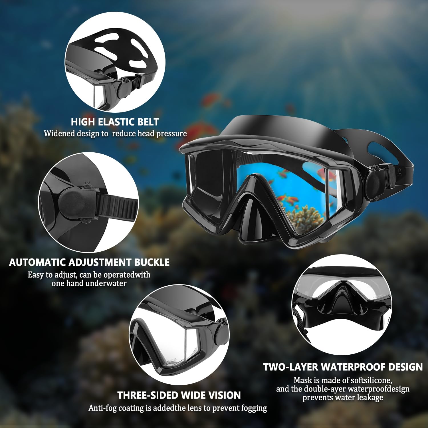 Anti-Fog Diving Mask