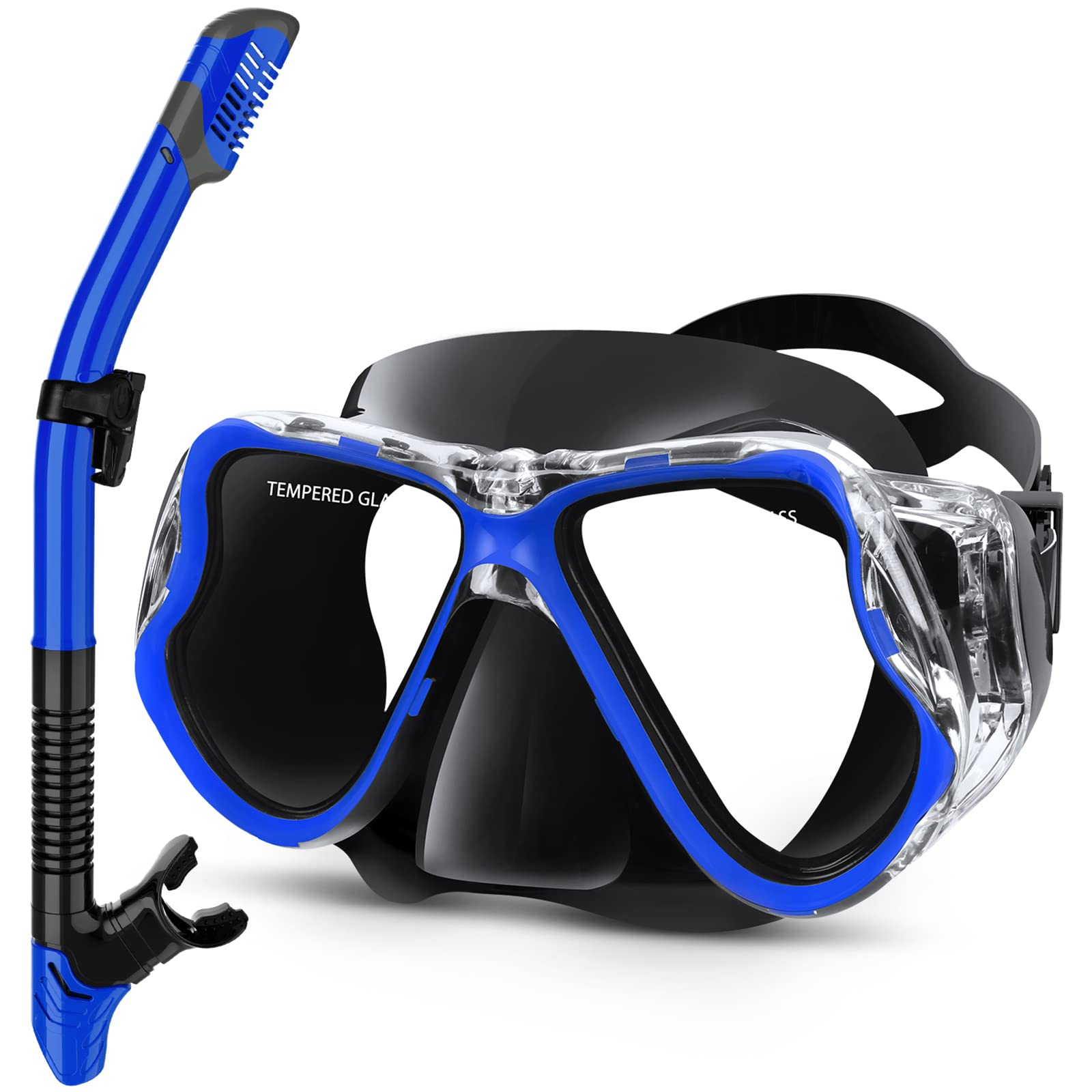Dry Snorkel Set with Panoramic Mask