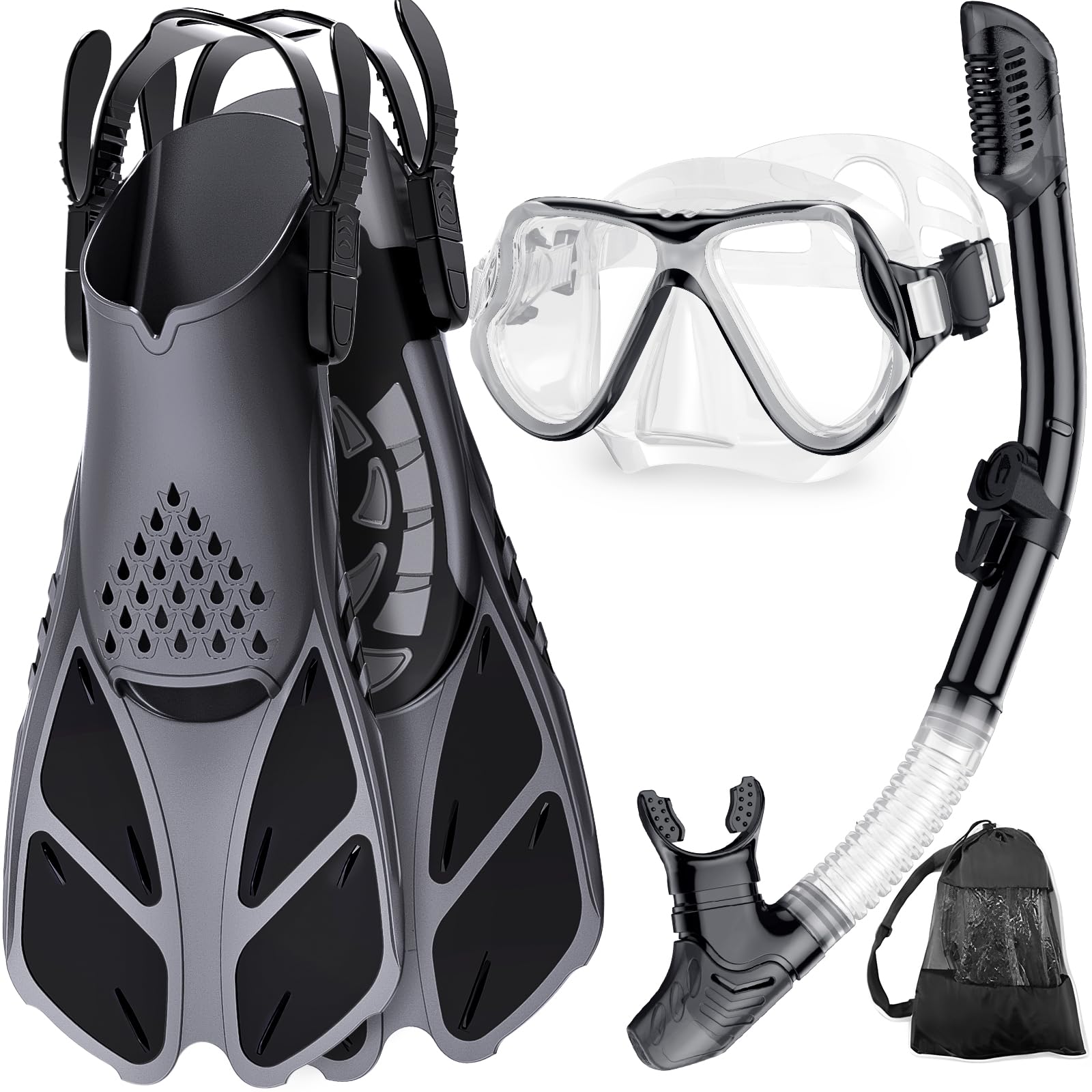 Snorkeling Set with Fins and Mask