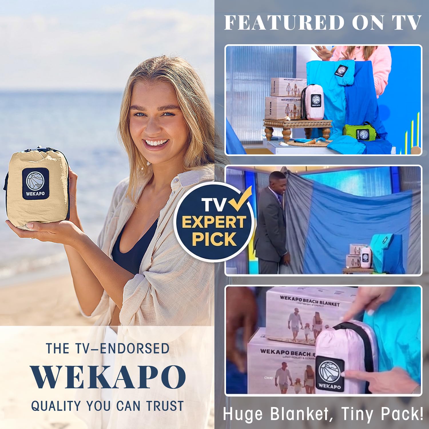 Sandproof Waterproof Beach Blanket