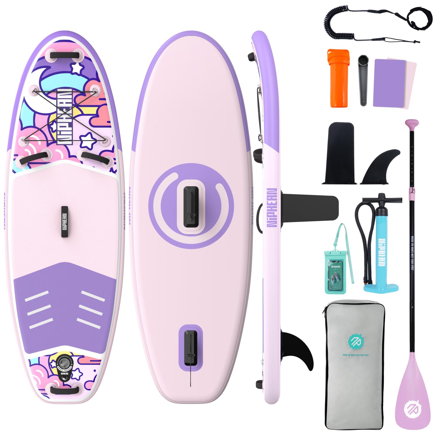 10'6" Inflatable SUP Board Set