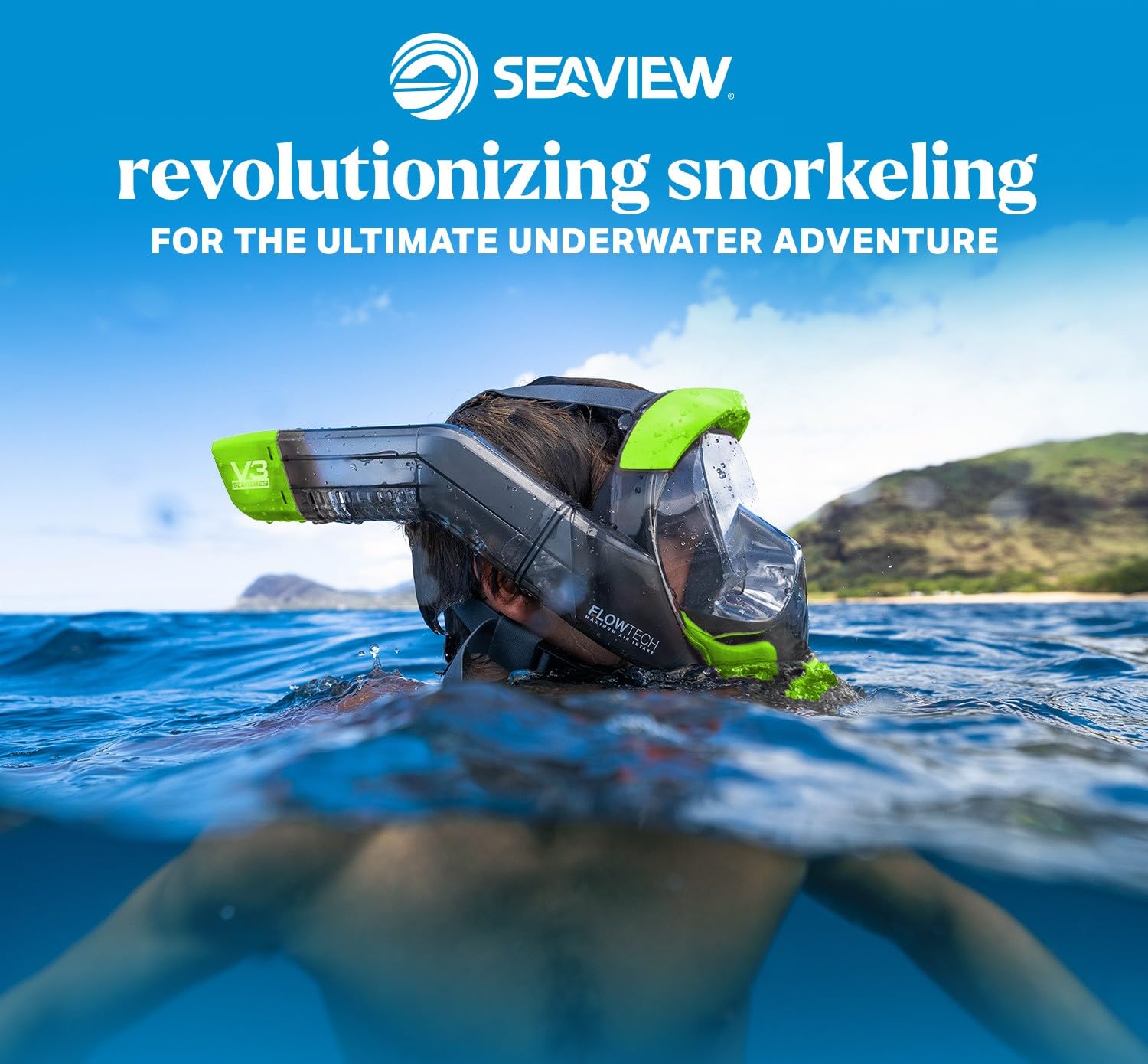 180° Full Face Snorkel Mask