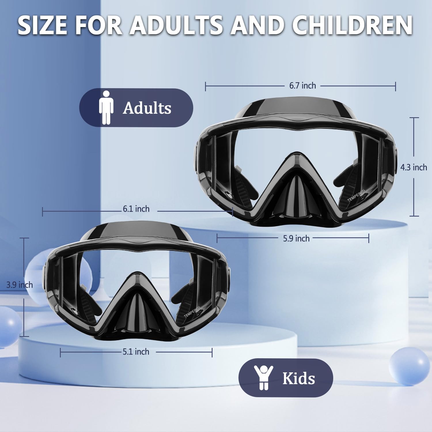Anti-Fog Diving Mask