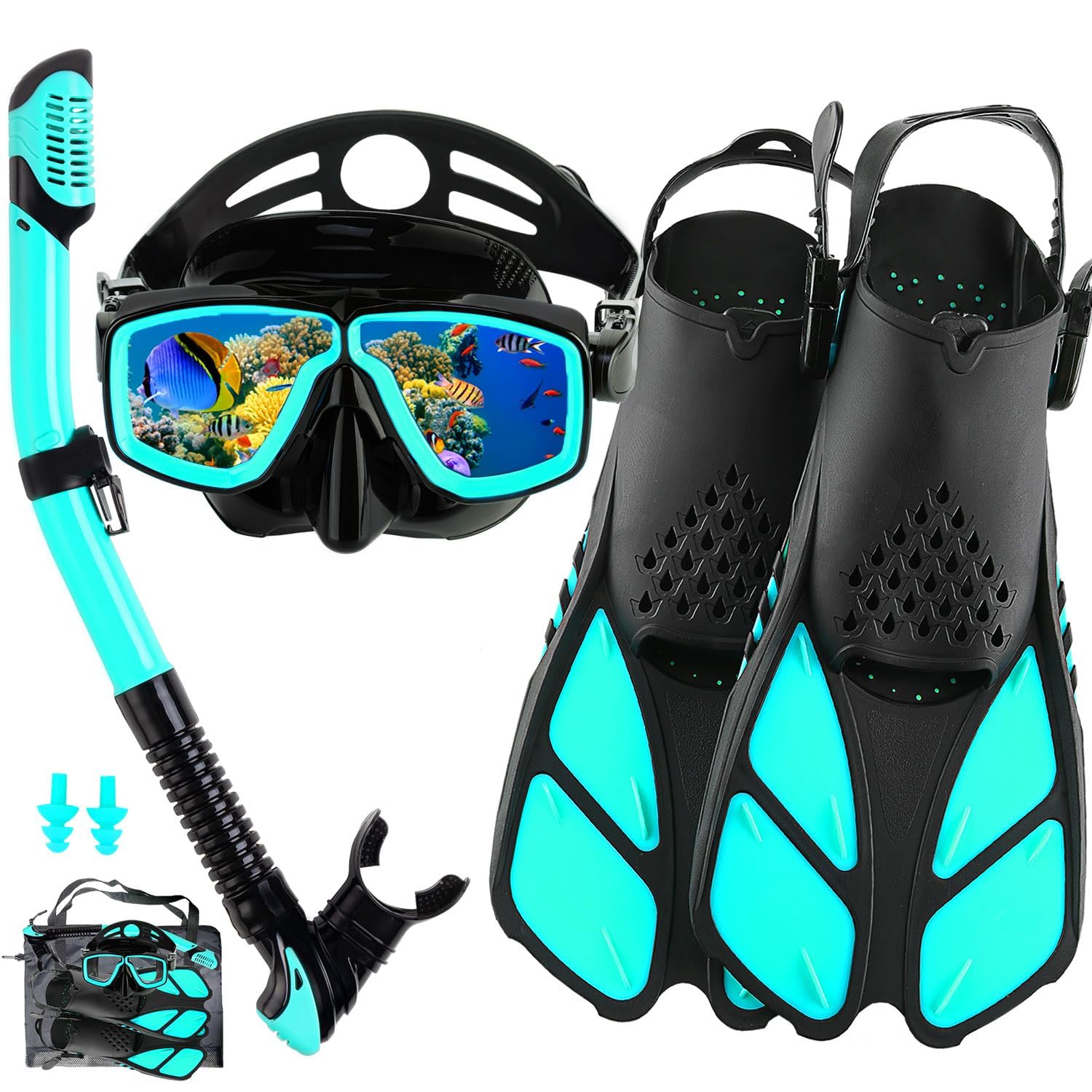 Adult Snorkeling Set with Fins
