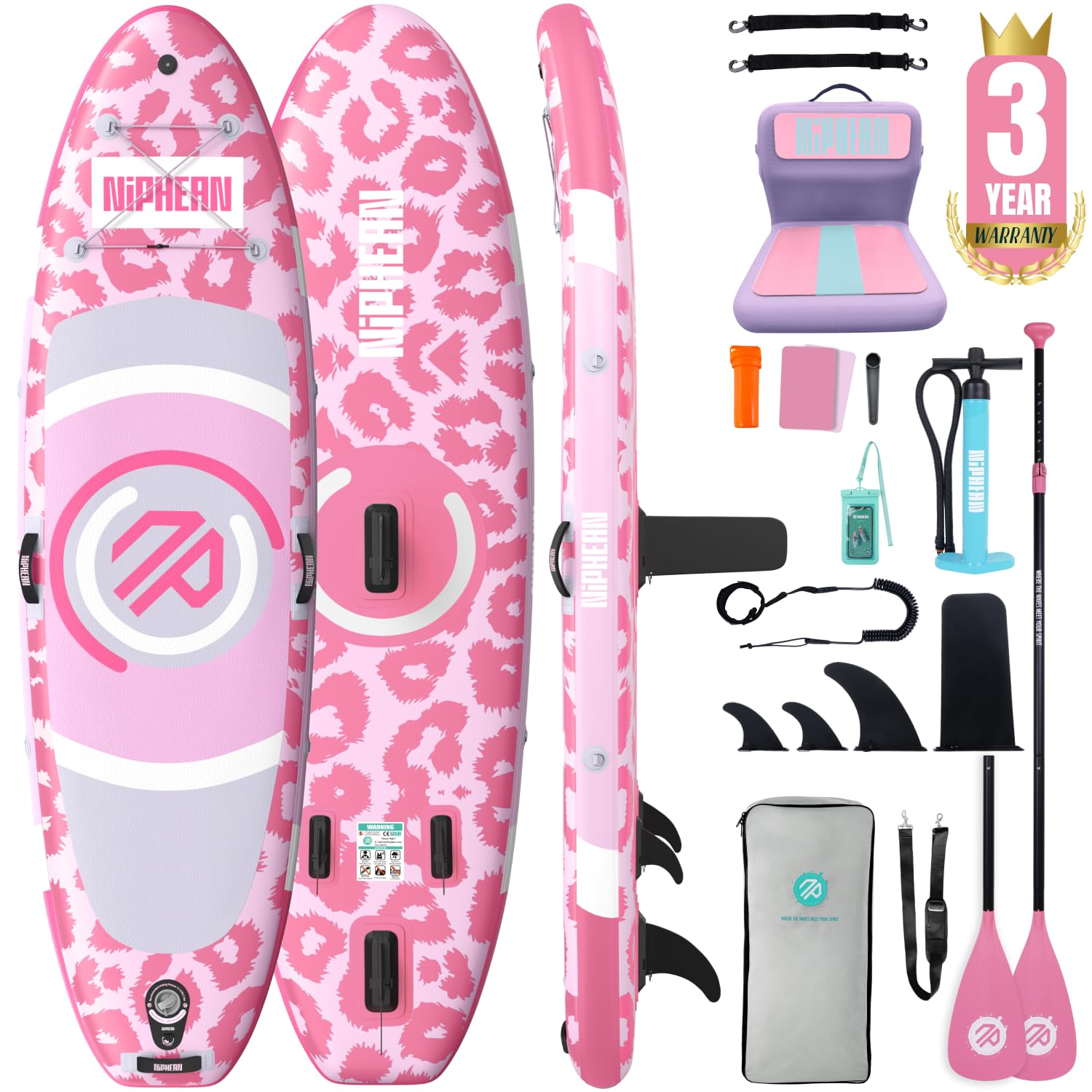 10' Ultra-Light Inflatable SUP Board Set