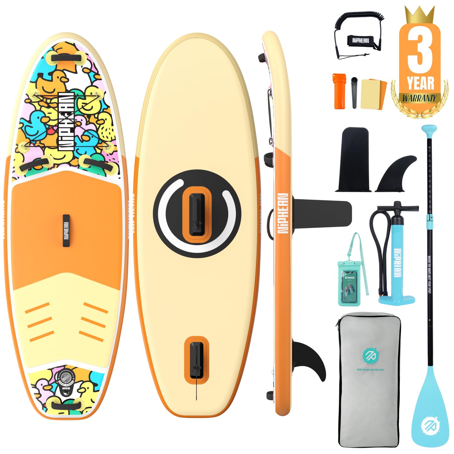 10'6" Inflatable SUP Board Set