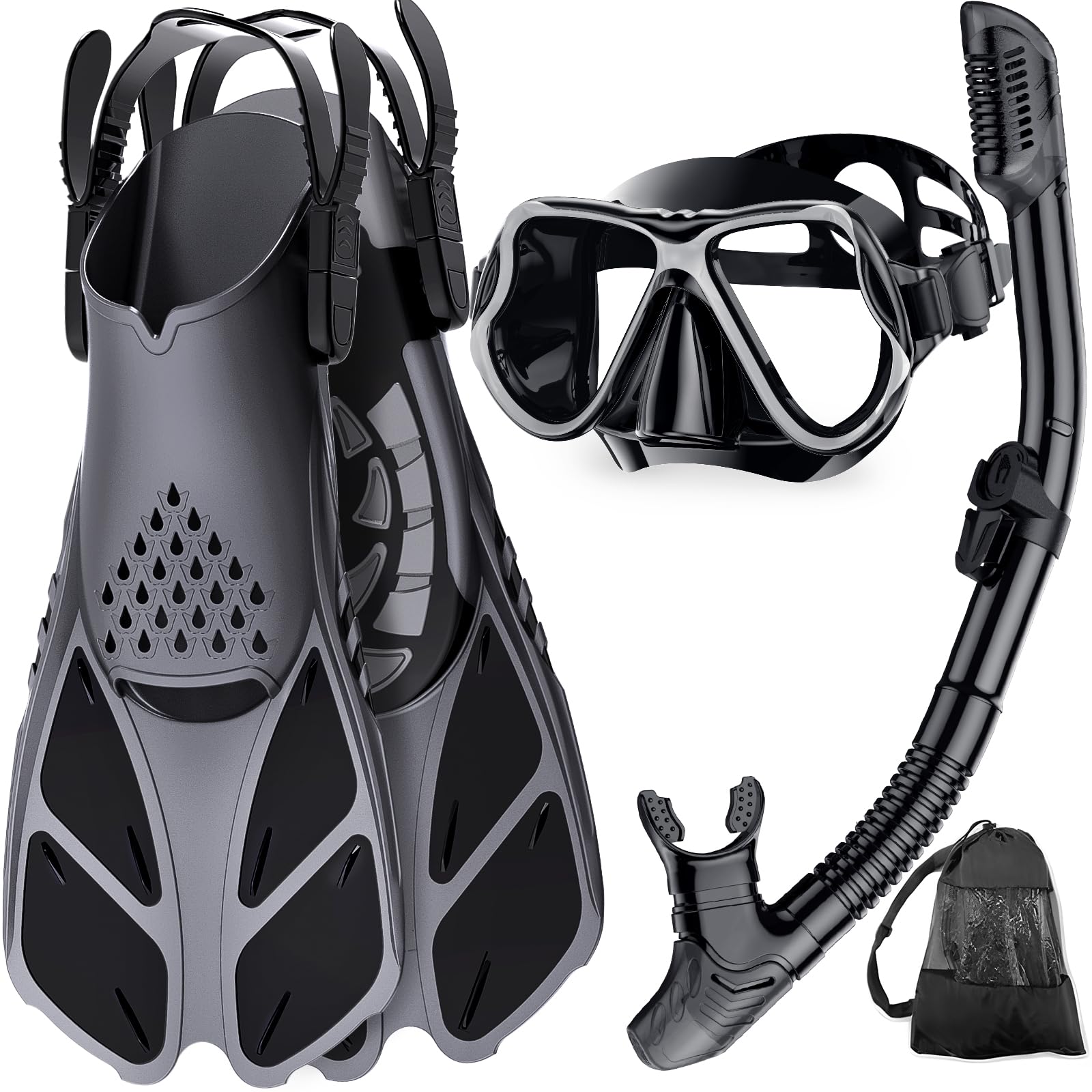 Snorkeling Set with Fins and Mask