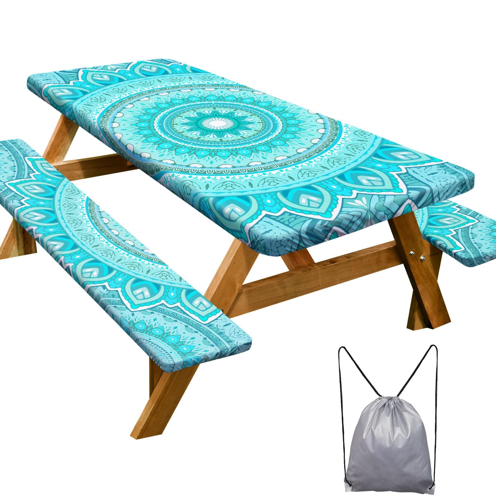 Waterproof Picnic Table Cover Set