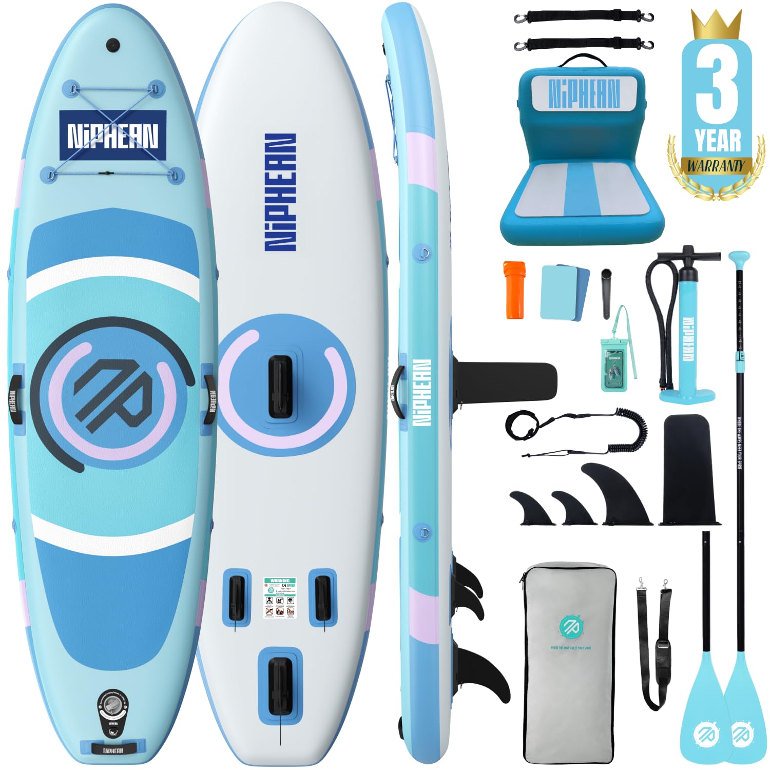 10' Ultra-Light Inflatable SUP Board Set