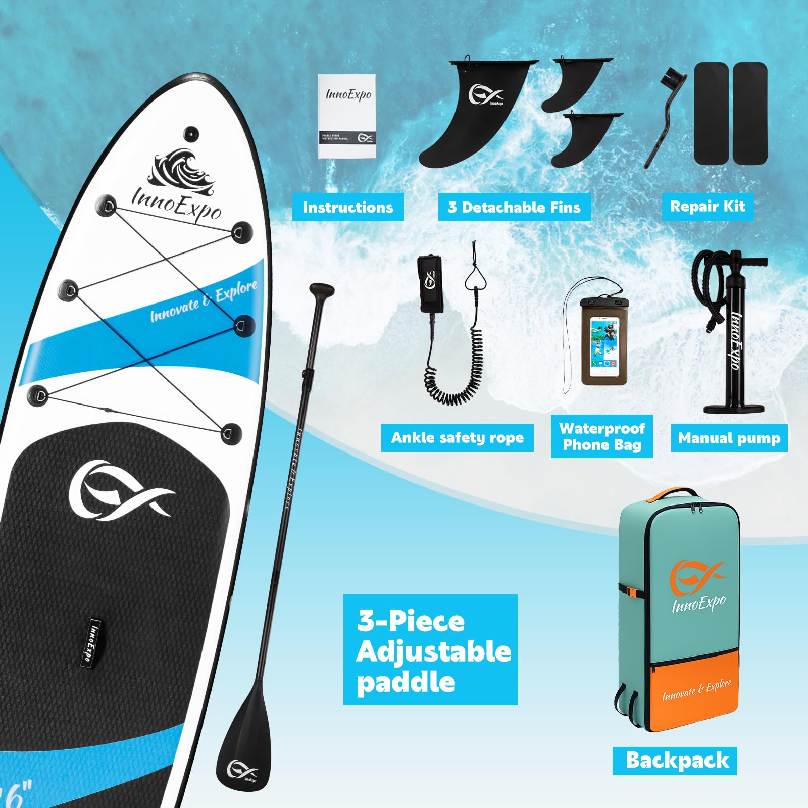Inflatable SUP Board Set