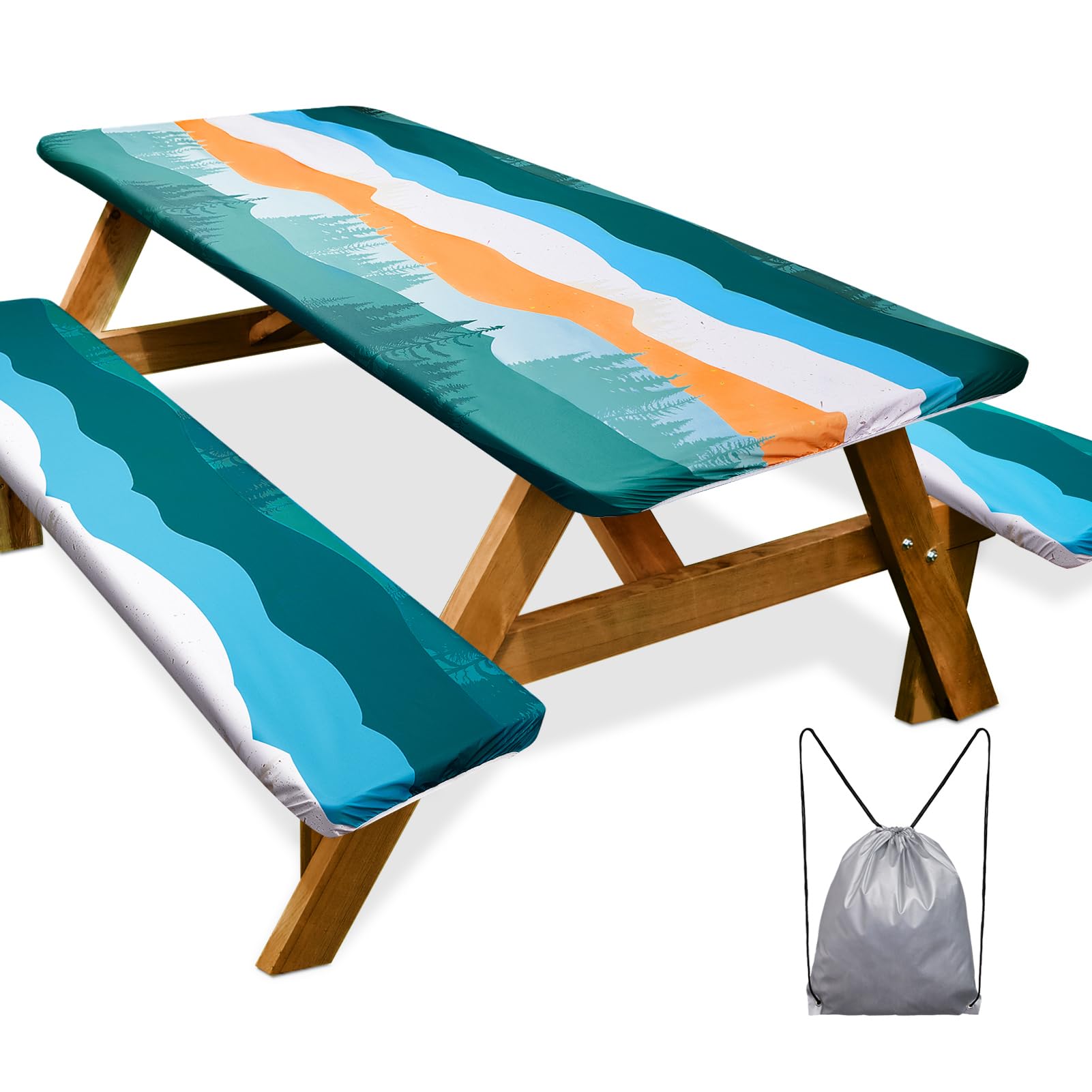 Waterproof Picnic Table Cover Set