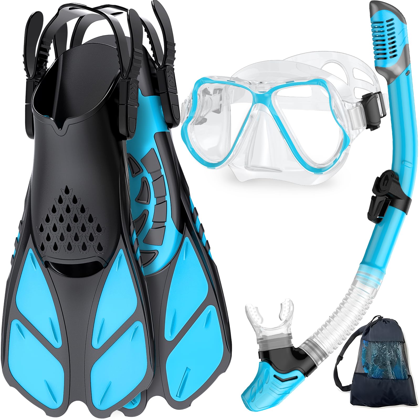 Snorkeling Set with Fins and Mask