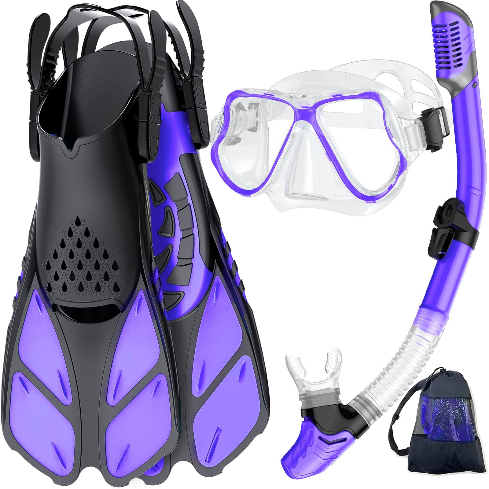 Snorkeling Set with Fins and Mask
