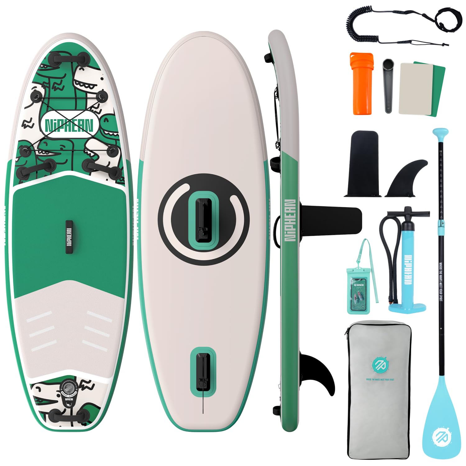 10'6" Inflatable SUP Board Set