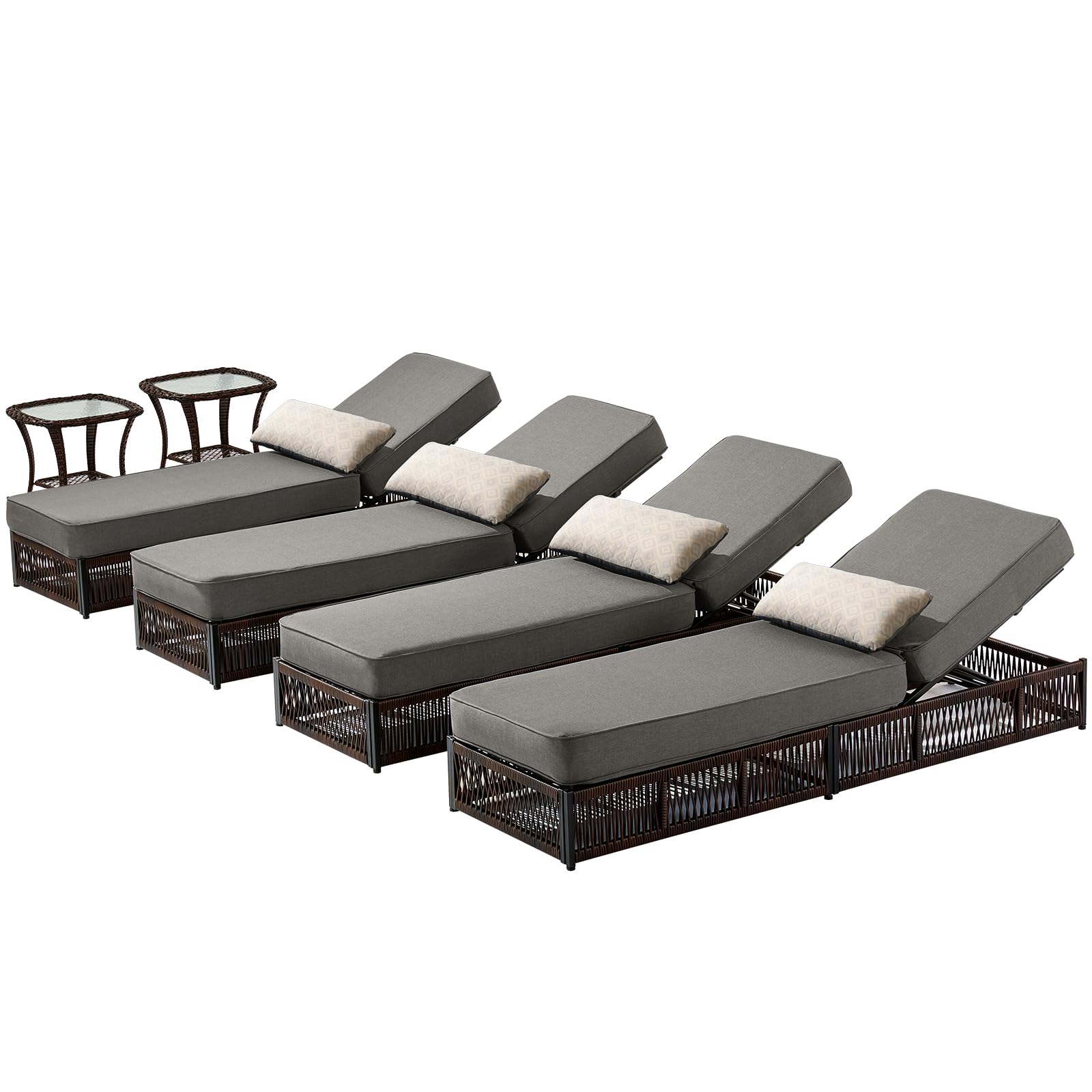 Luxury Patio Chaise Lounge Chair