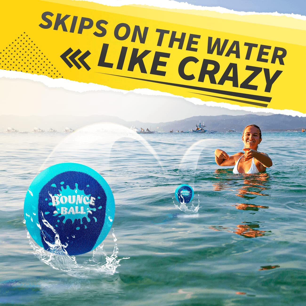Water Skipping Ball Set 2-Pack