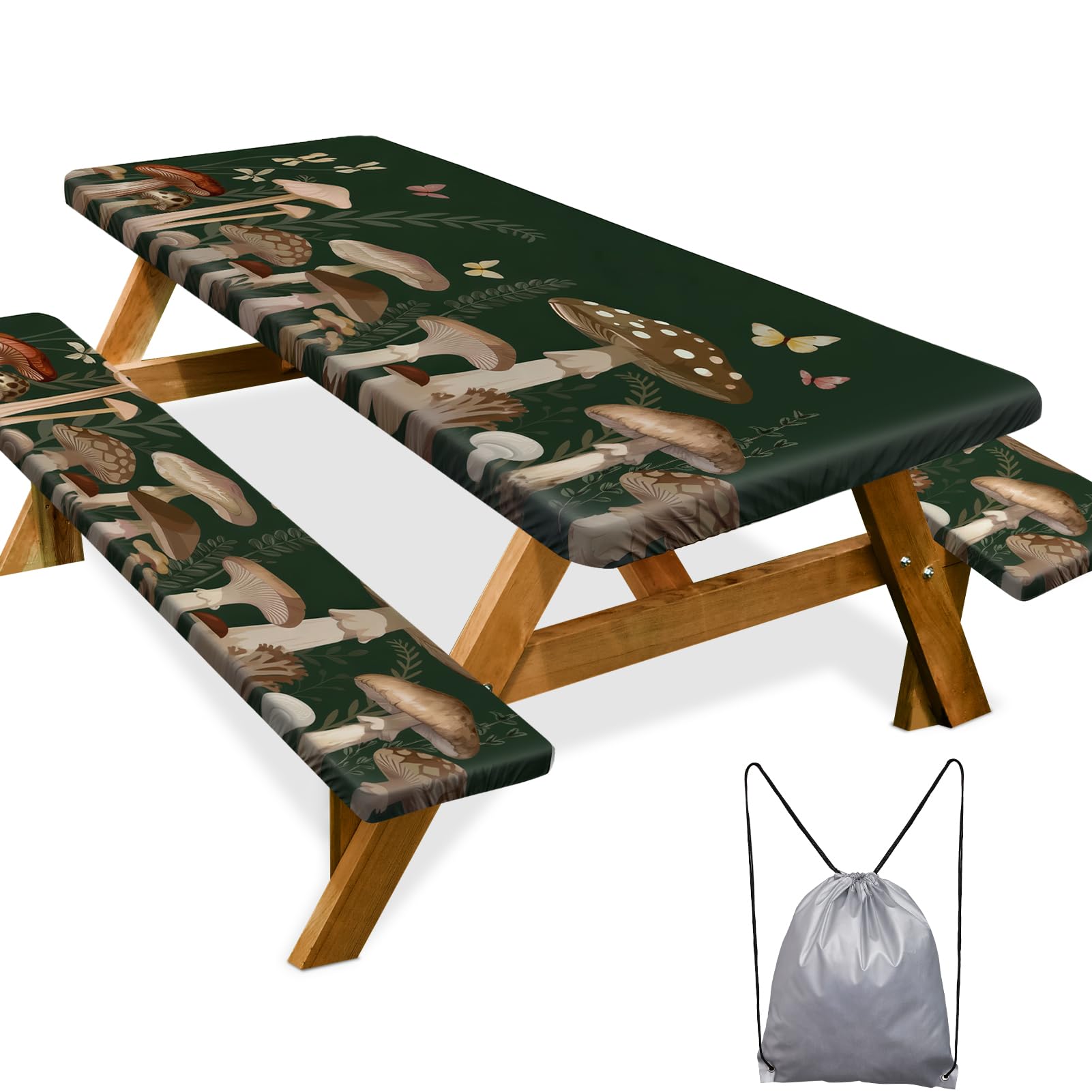 Waterproof Picnic Table Cover Set
