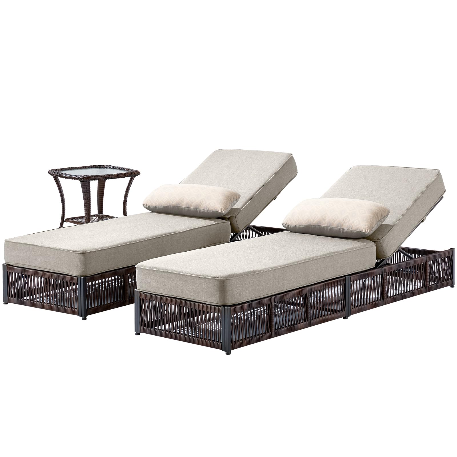 Luxury Patio Chaise Lounge Chair
