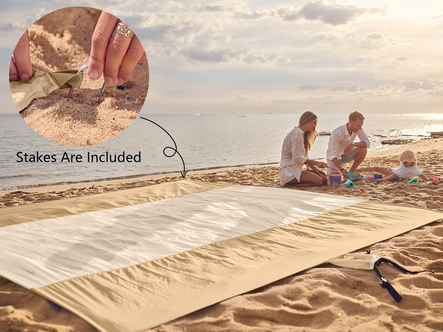Sandproof Waterproof Beach Blanket