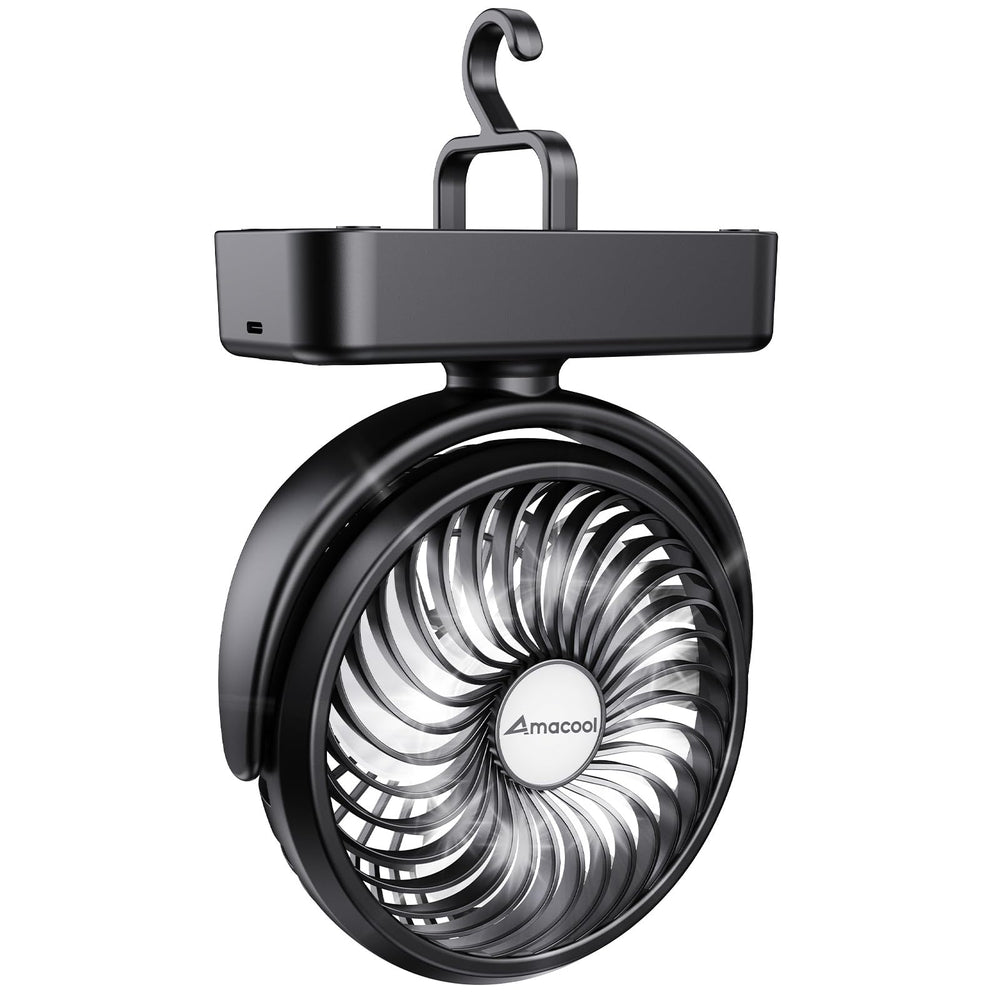 Rechargeable Camping Fan with Lantern