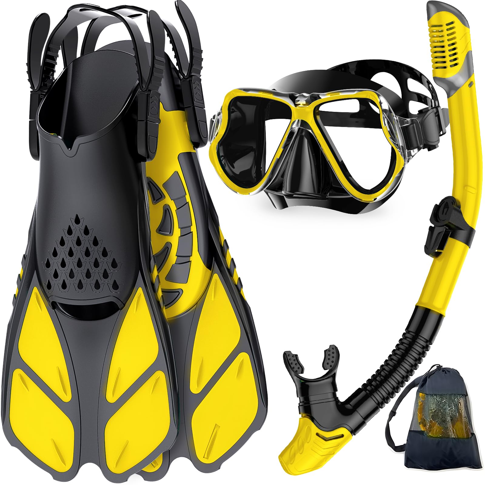 Snorkeling Set with Fins and Mask