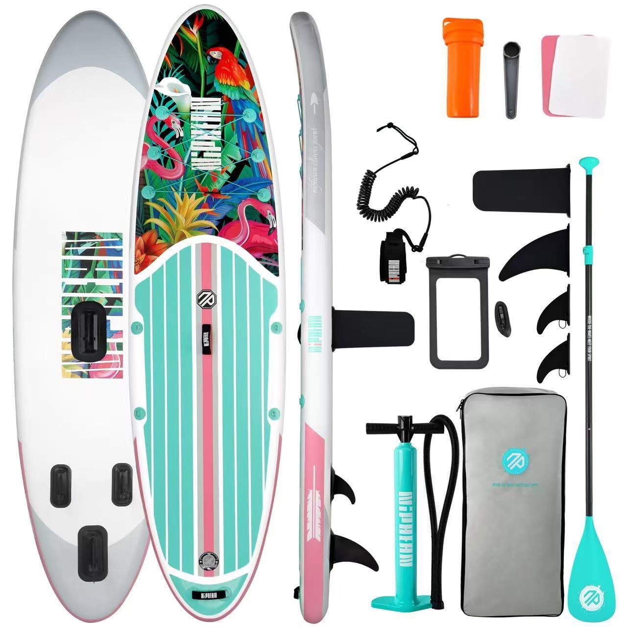 10'6" Inflatable SUP Board Set