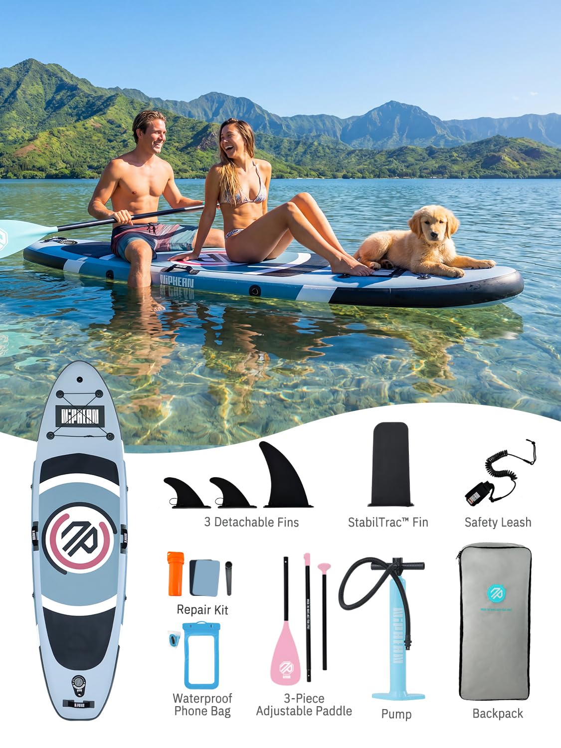 10' Ultra-Light Inflatable SUP Board Set