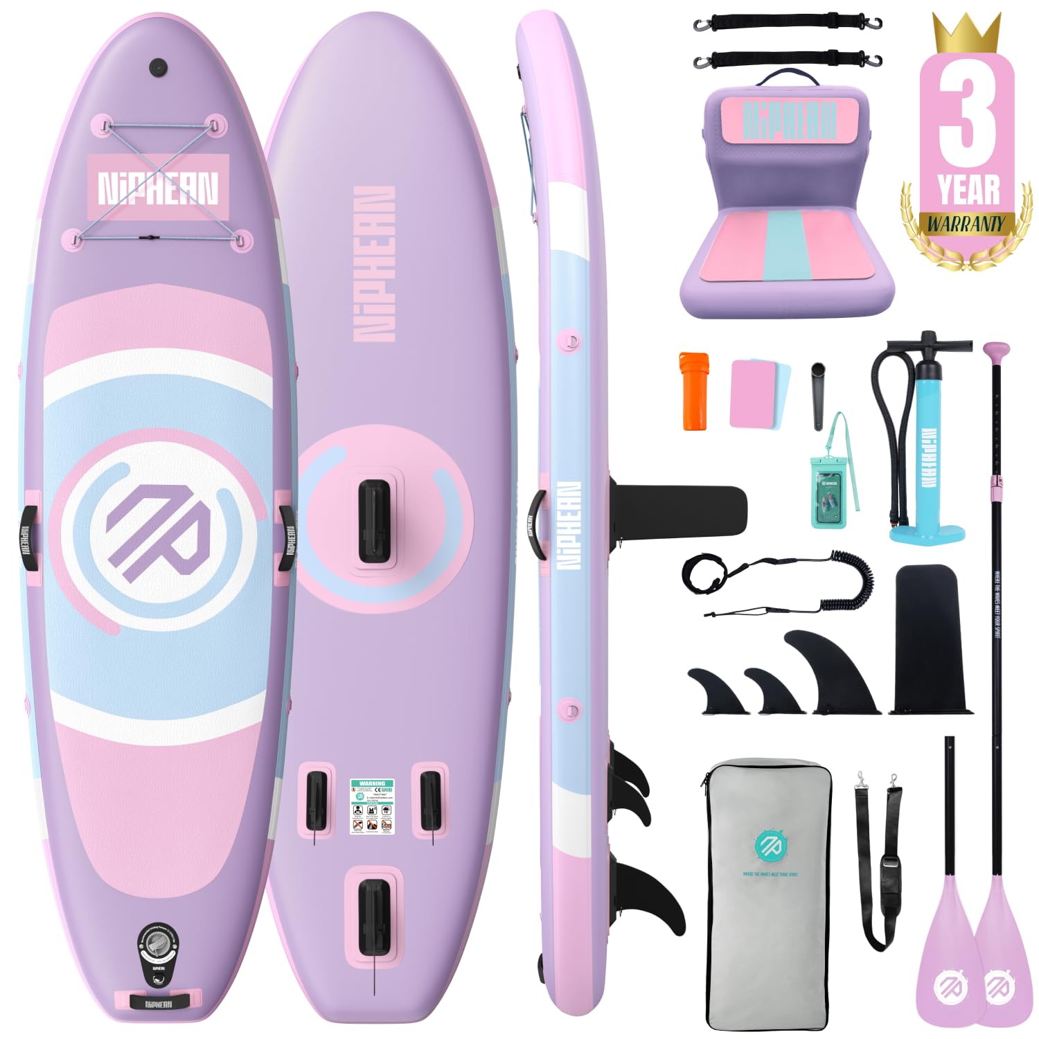 10' Ultra-Light Inflatable SUP Board Set
