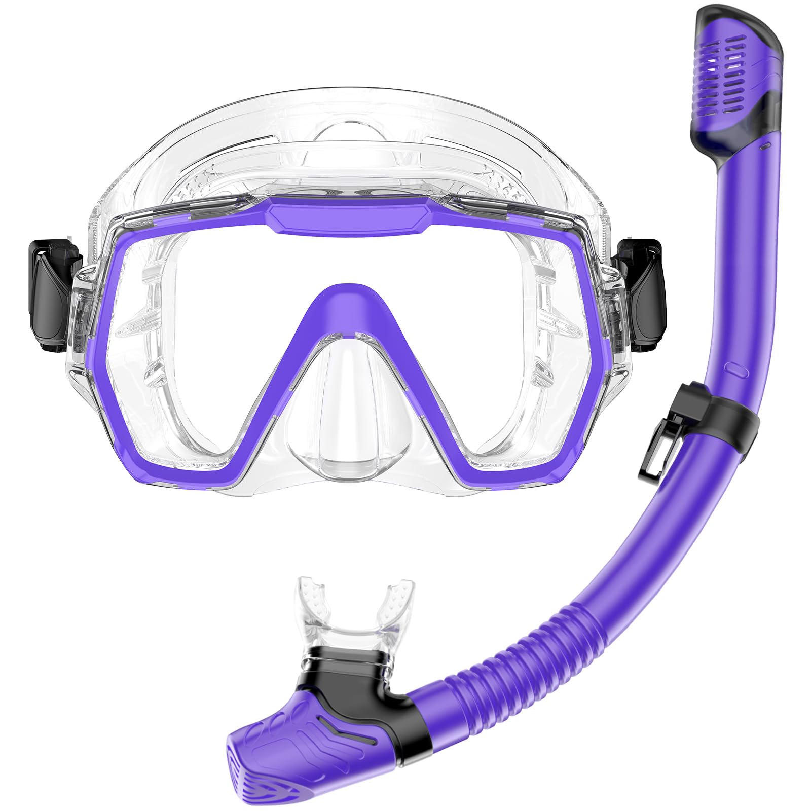 Adult Dry Top Snorkel Set