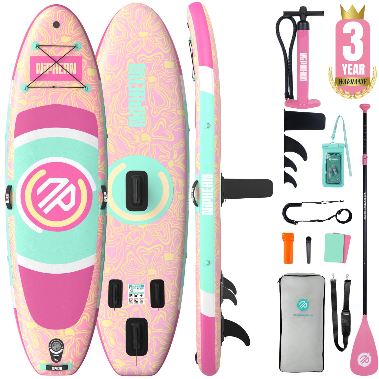 10' Ultra-Light Inflatable SUP Board Set