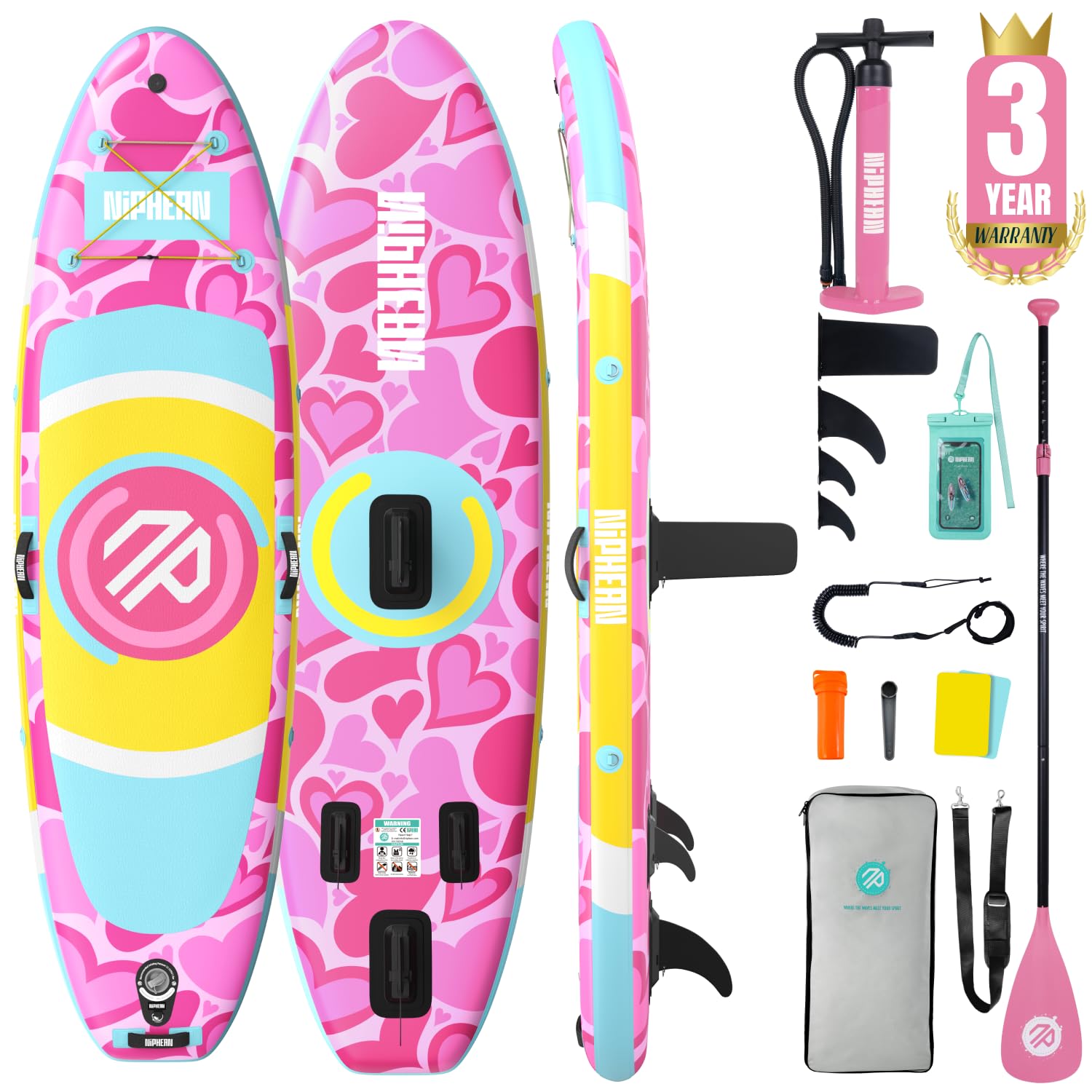 10' Ultra-Light Inflatable SUP Board Set